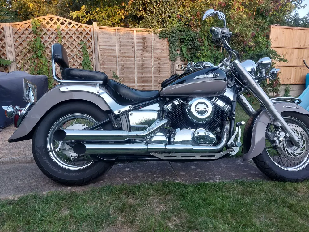 Yamaha Dragstar Classic motorbike